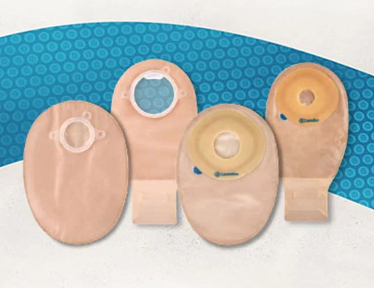a range of ostomy products