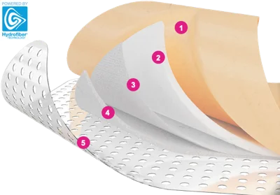 un cappello bianco e rosa