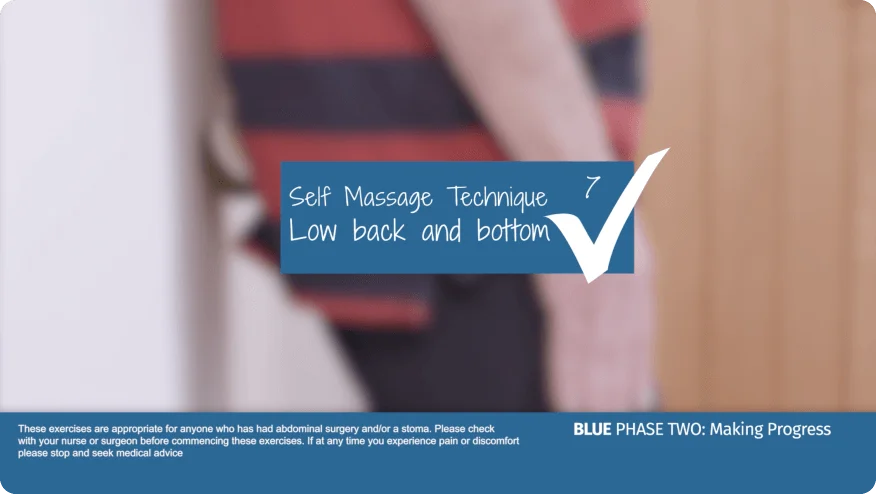 A video thumbnail of 'Blue Phase Two - Self Massage Technique'