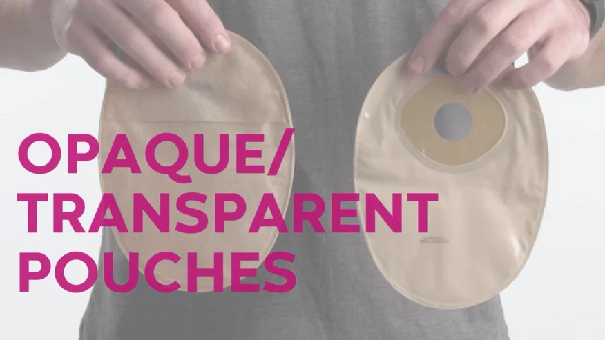 A video thumbnail of 'Opaque vs. Transparent Pouches'